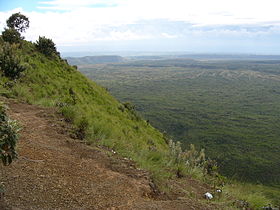 Долина в кальдере вулкана Мененгаи.