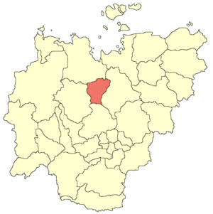 Эвено-Бытантайский национальный улус (район) на карте