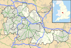 Dudley is located in West Midlands (county)