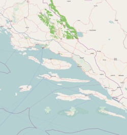 Split is located in Central Dalmatia