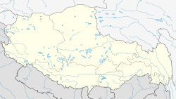 Tingri County is located in Tibet