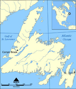 Pasadena is located in Newfoundland