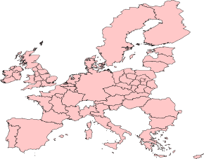 Netherlands (European Parliament constituency) is located in European Parliament constituencies 2007