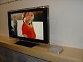 Apple TV and Sony flatscreen TV at Macworld-2007-01-10.jpg