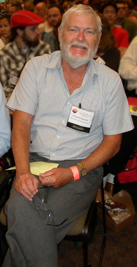 Грегори Бенфорд в Калифорнийском университете в Риверсайде (2008 год)