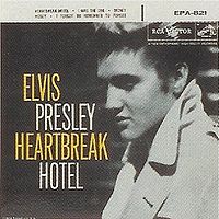 Обложка сингла «Heartbreak Hotel» (Элвиса Пресли, 1956)