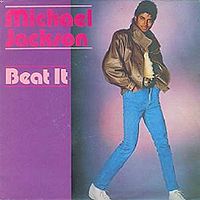 Обложка сингла «Beat It» (Майкла Джексона, 1982)