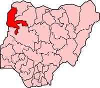 Расположение штата в Нигерии