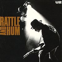 Обложка альбома «Rattle and Hum» (U2, 1988)