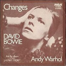 Обложка сингла «Changes» (Дэвида Боуи, 1972)