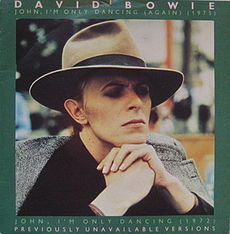 Обложка сингла «John, I'm Only Dancing (Again)» (Дэвида Боуи, 1979)