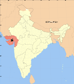 Сурендранагар на карте