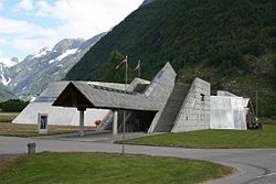 Здание Норвежского музея ледников.