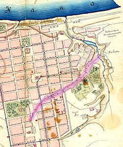 Стикс на карте Перми (1898 г.)