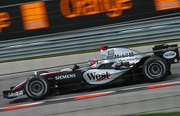 McLaren MP4-20 Кими Райкконена на Гран-при США 2005