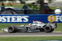 Райкконен управляет MP4-21 на Гран-при США 2006