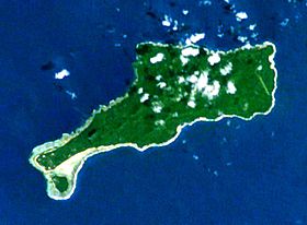 Спутниковый снимок островов Мота-Лава и Ра