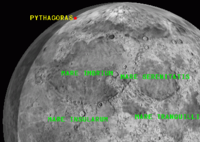 Кратер Пифагор на Луне