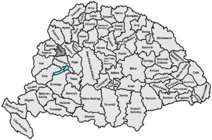 Комитат Дьёр/Győr в составе Венгерского королевства