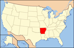 округ Кливленд, карта