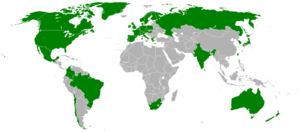 Карта официально поддерживаемых стран Xbox Live
