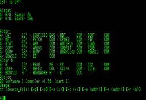 Скриншот CP/M, Apple II